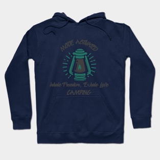 Inhale Freedom Exhale Love Camping Hoodie